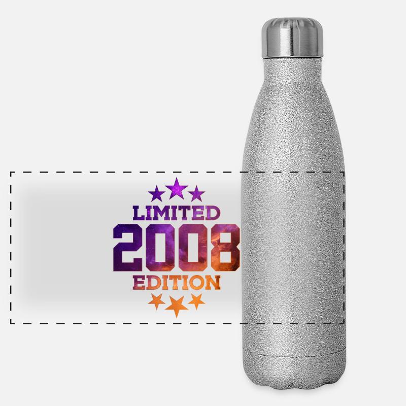 ÉDITION LIMITÉE 2008 18E ANNIVERSAIRE Gourde isotherme panoramique pailletée 500 ml