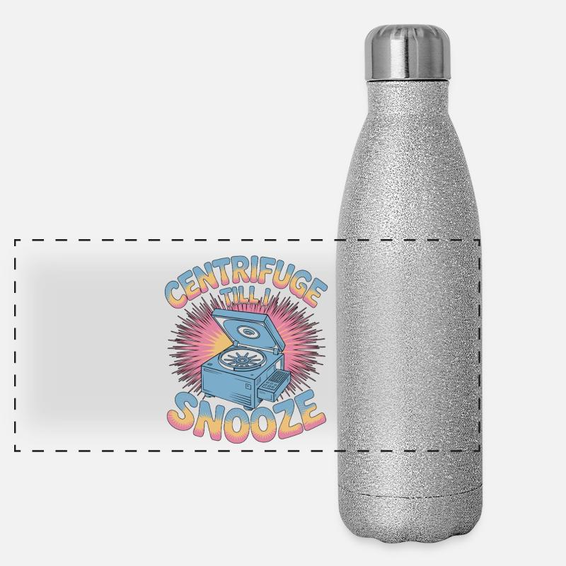 Lab Technician Centrifuge Till I Laboratory Work Panorama Glitzer Isolierflasche 500 ml
