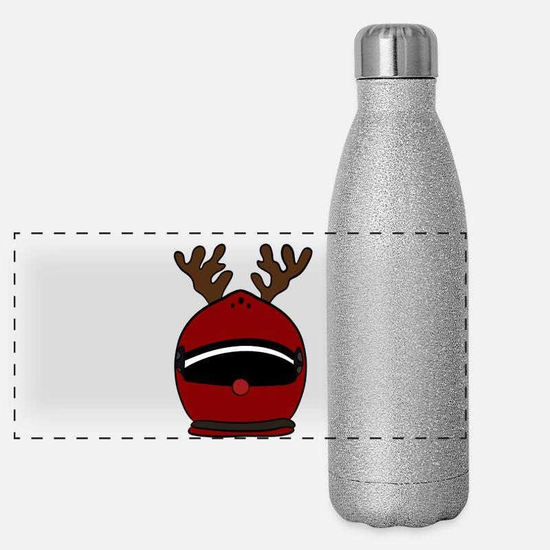 Noël Gourde isotherme panoramique pailletée 500 ml