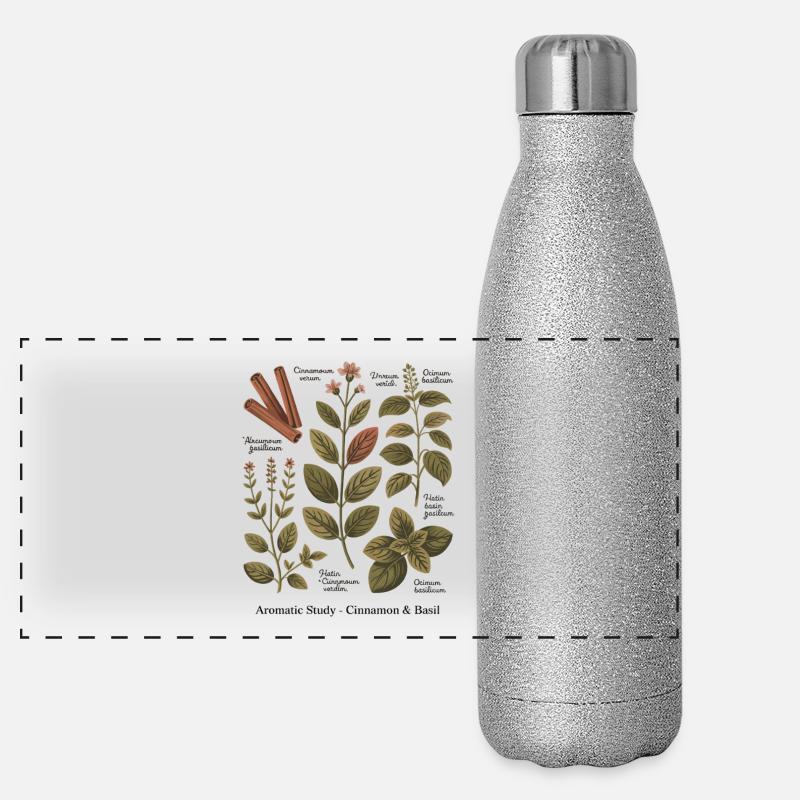 Aromatic Study – Zimt & Basilikum Panorama Glitzer Isolierflasche 500 ml