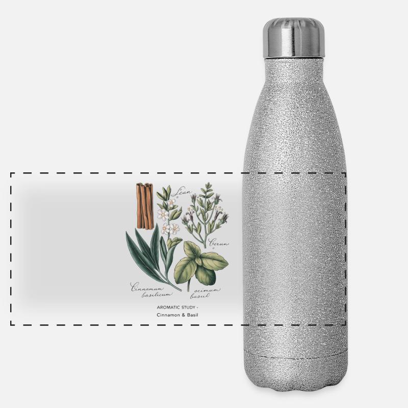 Art Botanique - Cannelle & Basilic Gourde isotherme panoramique pailletée 500 ml