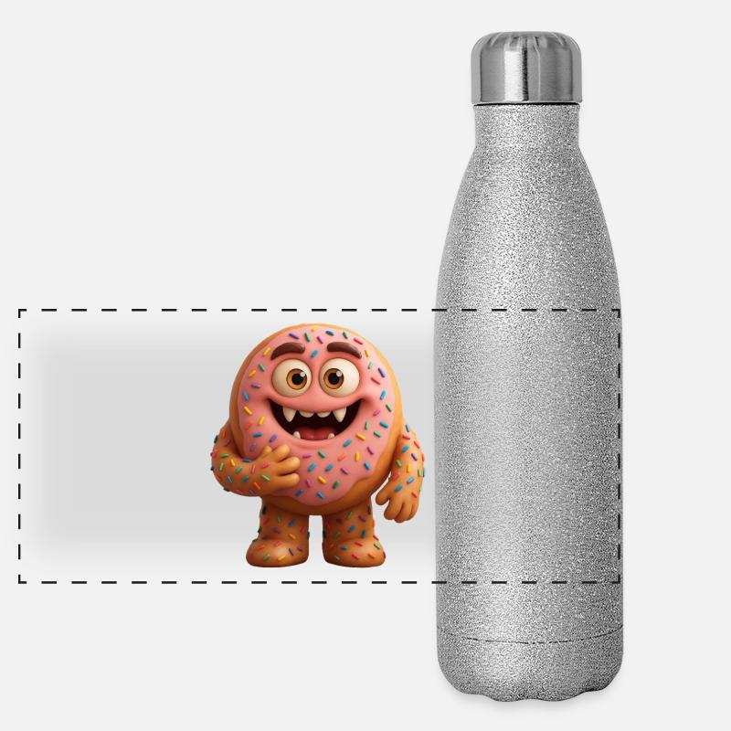 Doughnut Panoramic Glitter Thermal Bottle 500 ml