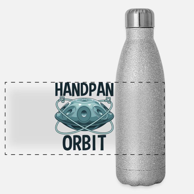 Handpan Orbit Panoramic Glitter Thermal Bottle 500 ml