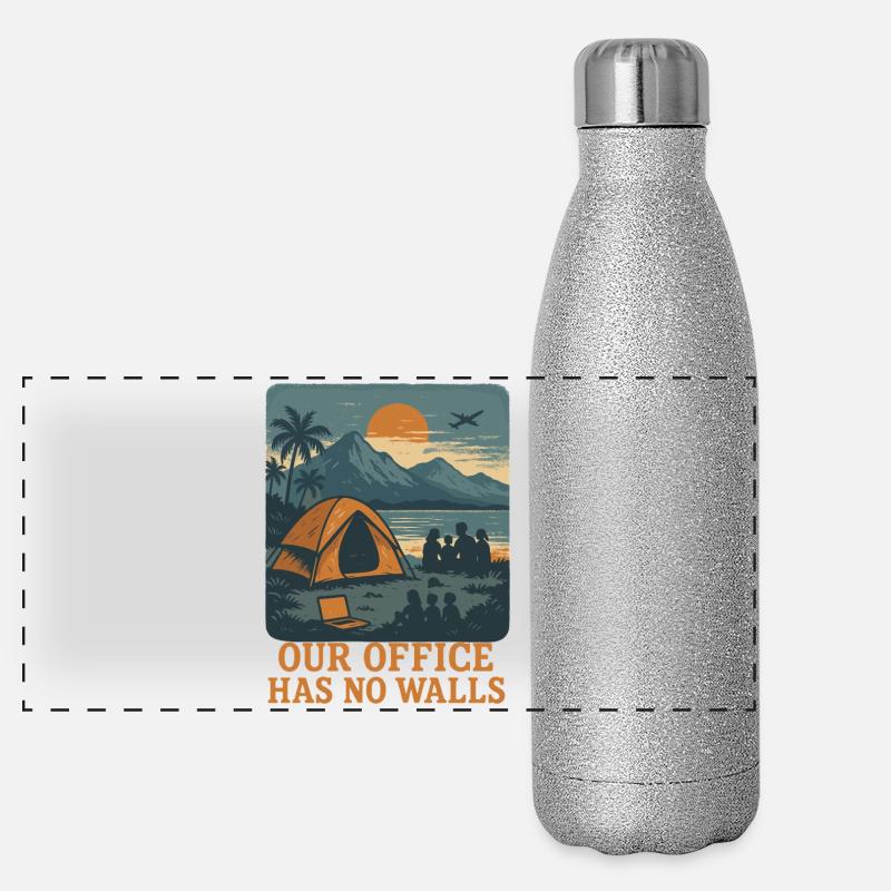 Digital Panoramic Glitter Thermal Bottle 500 ml