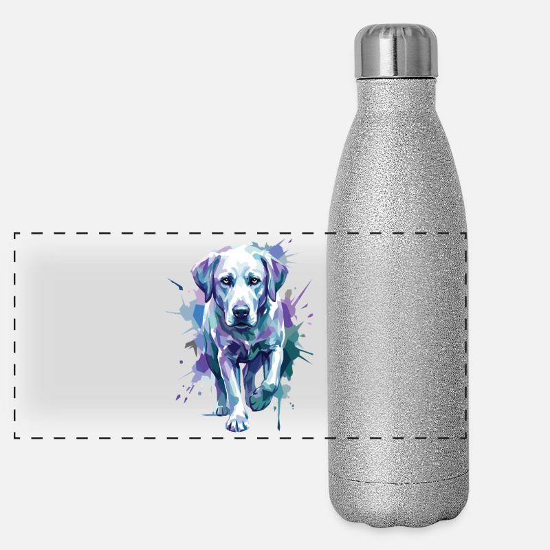 Labrador – Timeless elegance Panoramic Glitter Thermal Bottle 500 ml