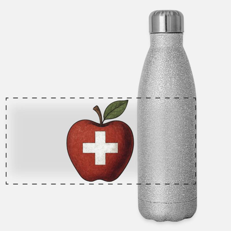 Switzerland Panoramic Glitter Thermal Bottle 500 ml