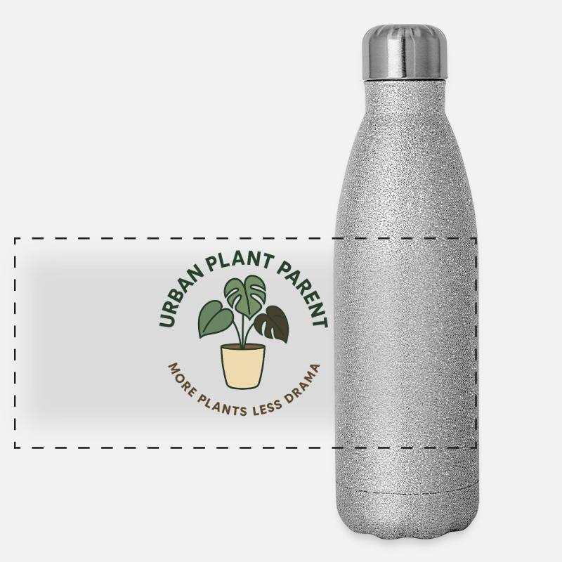 Urban Plant Parent Panoramic Glitter Thermal Bottle 500 ml