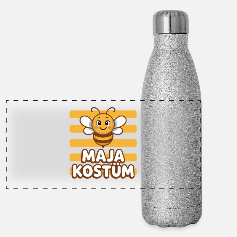Costume d’abeille des apiculteurs Gourde isotherme panoramique pailletée 500 ml