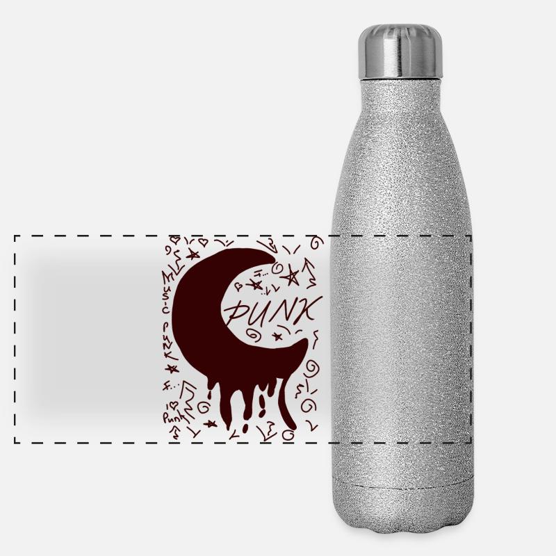 Moon Punk Gourde isotherme panoramique pailletée 500 ml