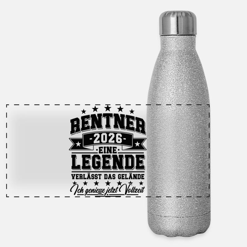 Retirement 2026 - A legend leaves the site Panoramic Glitter Thermal Bottle 500 ml