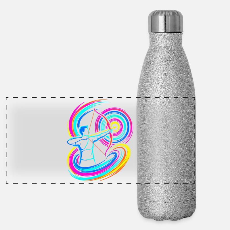 Panorama Glitzer Isolierflasche 500 ml