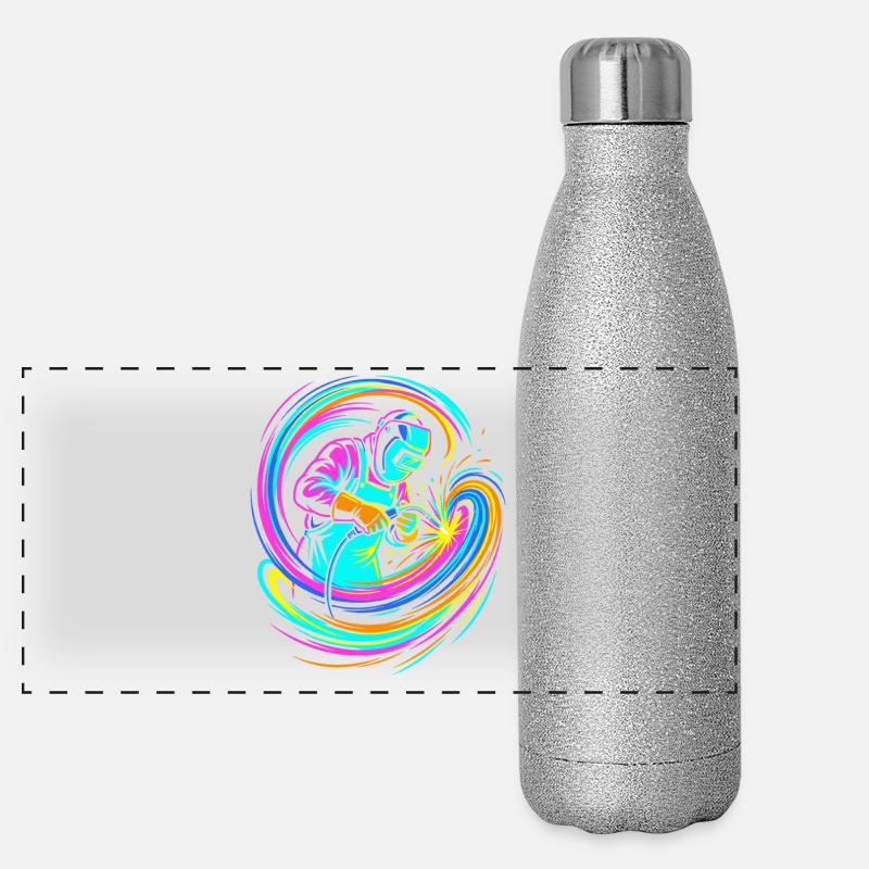 Panorama Glitzer Isolierflasche 500 ml
