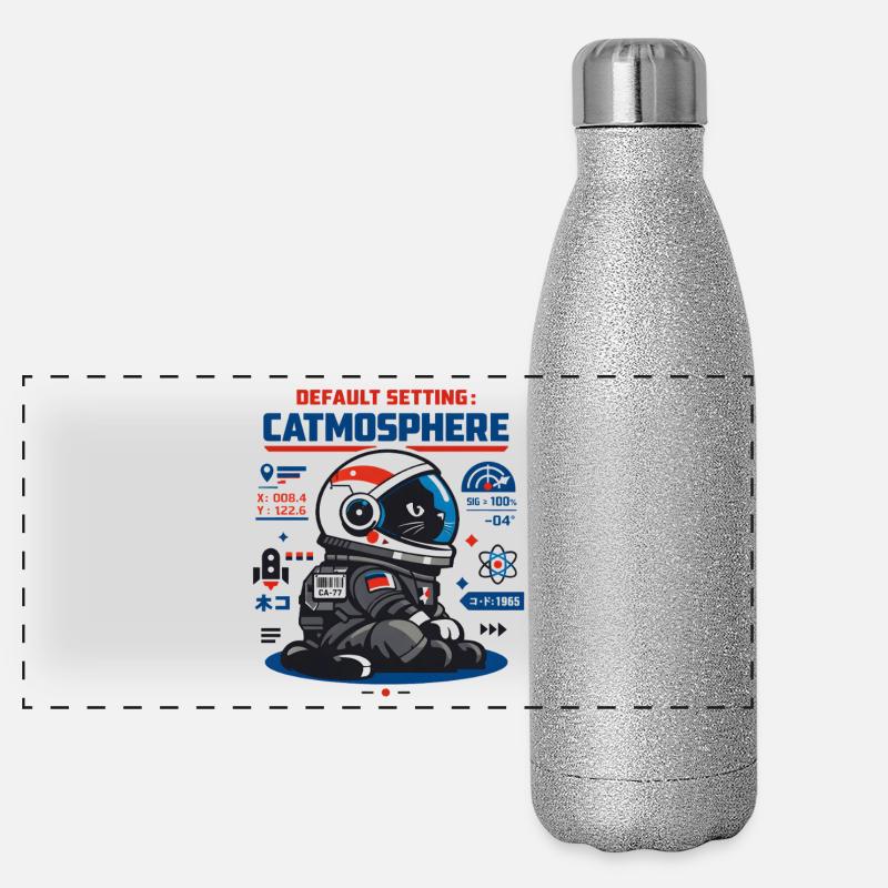 Mode par défaut Catmosphere | Astro Cat Gourde isotherme panoramique pailletée 500 ml