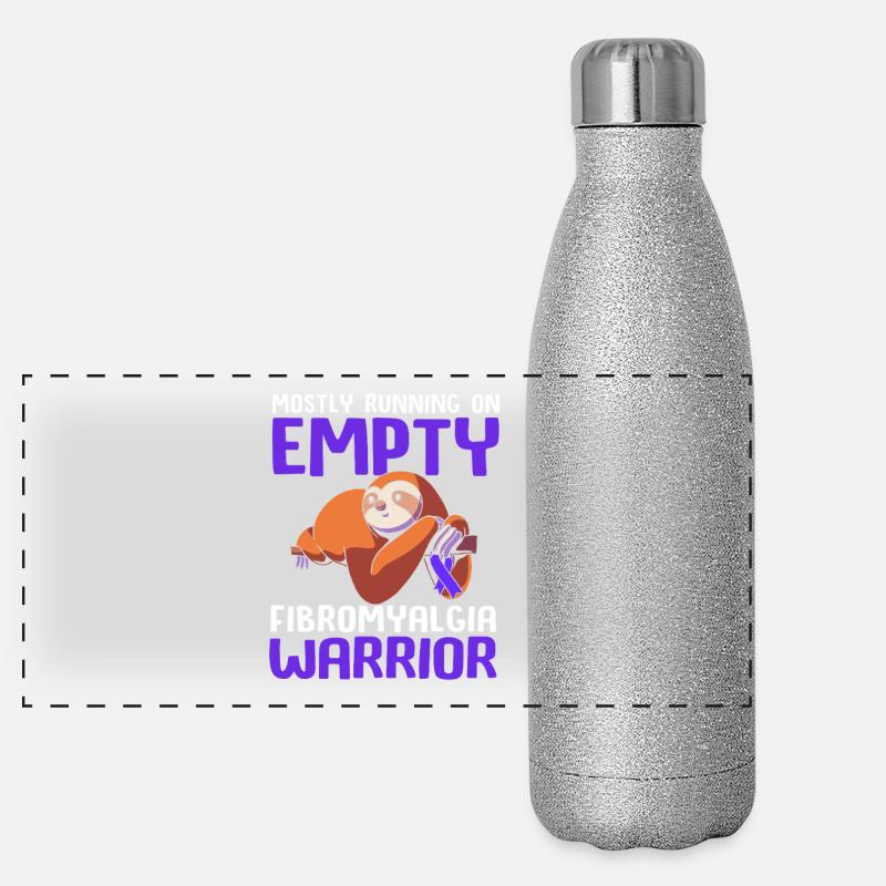 Fibromyalgie Fibro Panorama Glitzer Isolierflasche 500 ml