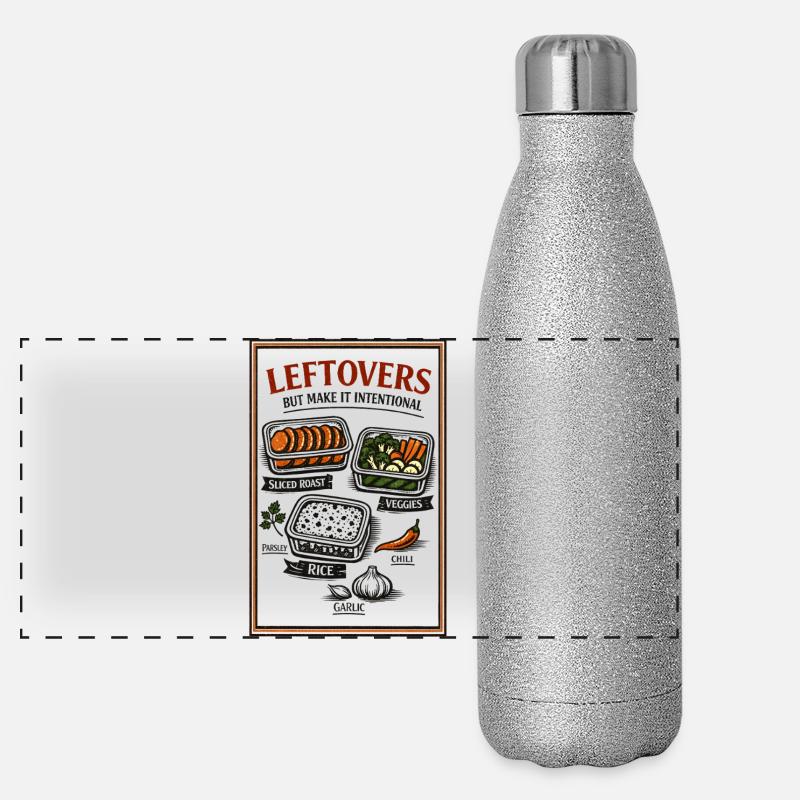 Leftovers with a plan | Meal Prep Kitchen Panoramic Glitter Thermal Bottle 500 ml