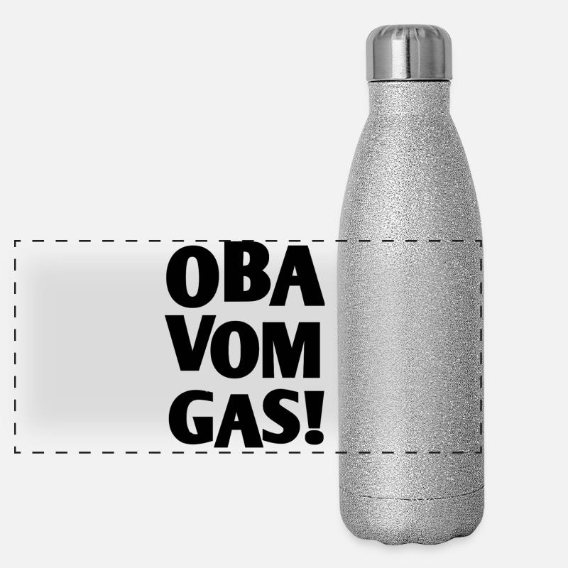 bayerischer spruch  Panorama Glitzer Isolierflasche 500 ml