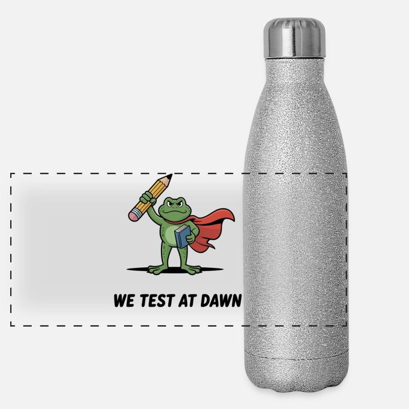 Dawn Test Froschheld Panorama Glitzer Isolierflasche 500 ml
