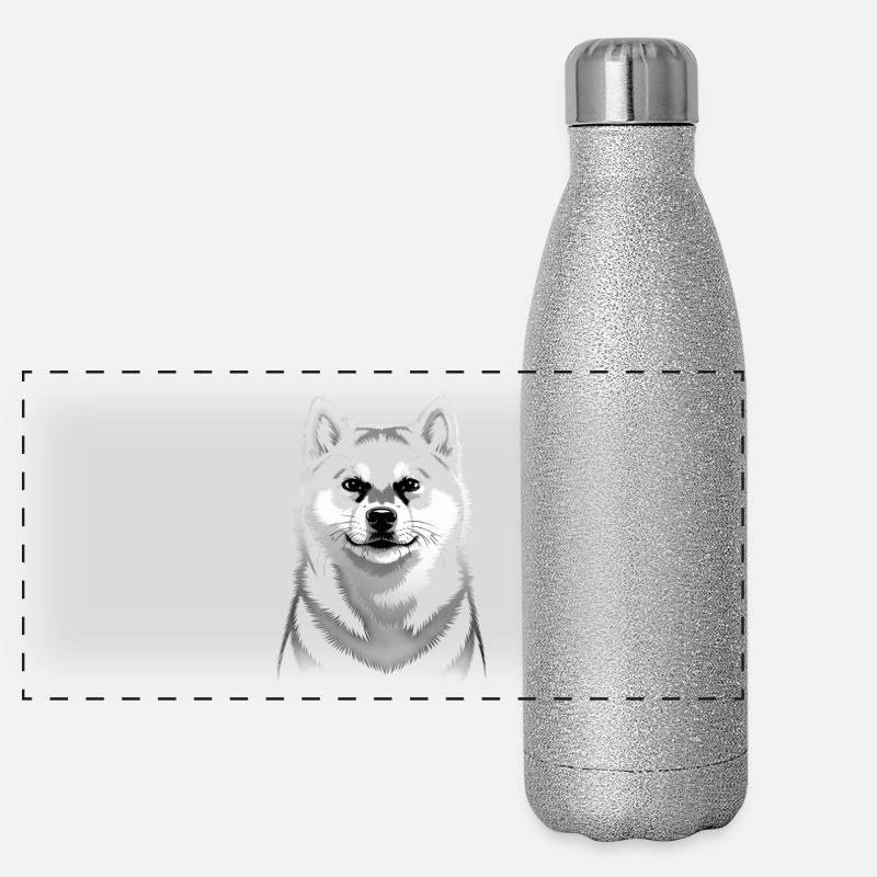 Husky Panorama Glitzer Isolierflasche 500 ml
