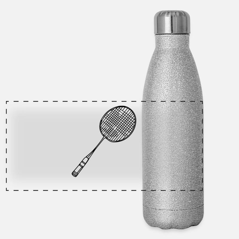 Raquettes de badminton Gourde isotherme panoramique pailletée 500 ml