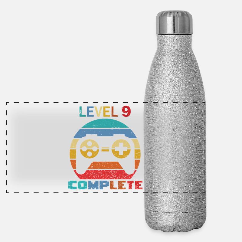 Niveau 9 terminé Gourde isotherme panoramique pailletée 500 ml