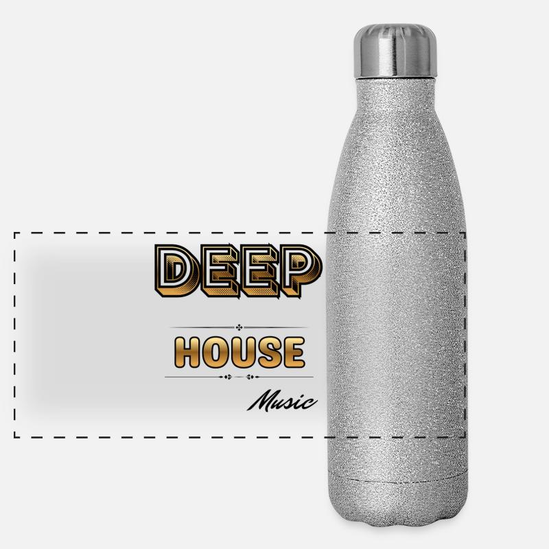 Maison profonde. Gourde isotherme panoramique pailletée 500 ml