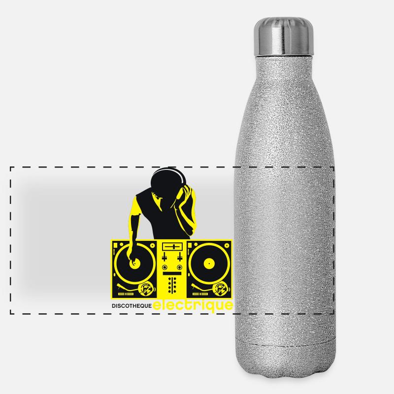 discotheque electrique Panoramic Glitter Thermal Bottle 500 ml
