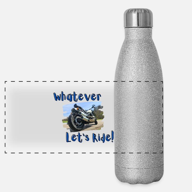 Whatever - Let's ride! Panoramic Glitter Thermal Bottle 500 ml