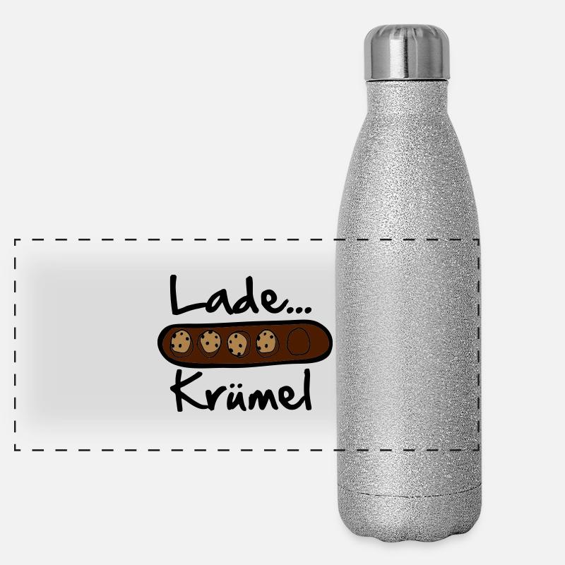 Lade... Krümmel_v2 Panorama Glitzer Isolierflasche 500 ml