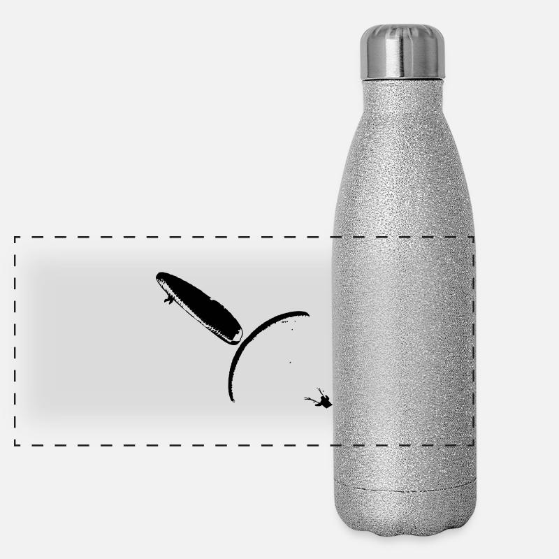 Parapente Synchro Spiral Gourde isotherme panoramique pailletée 500 ml