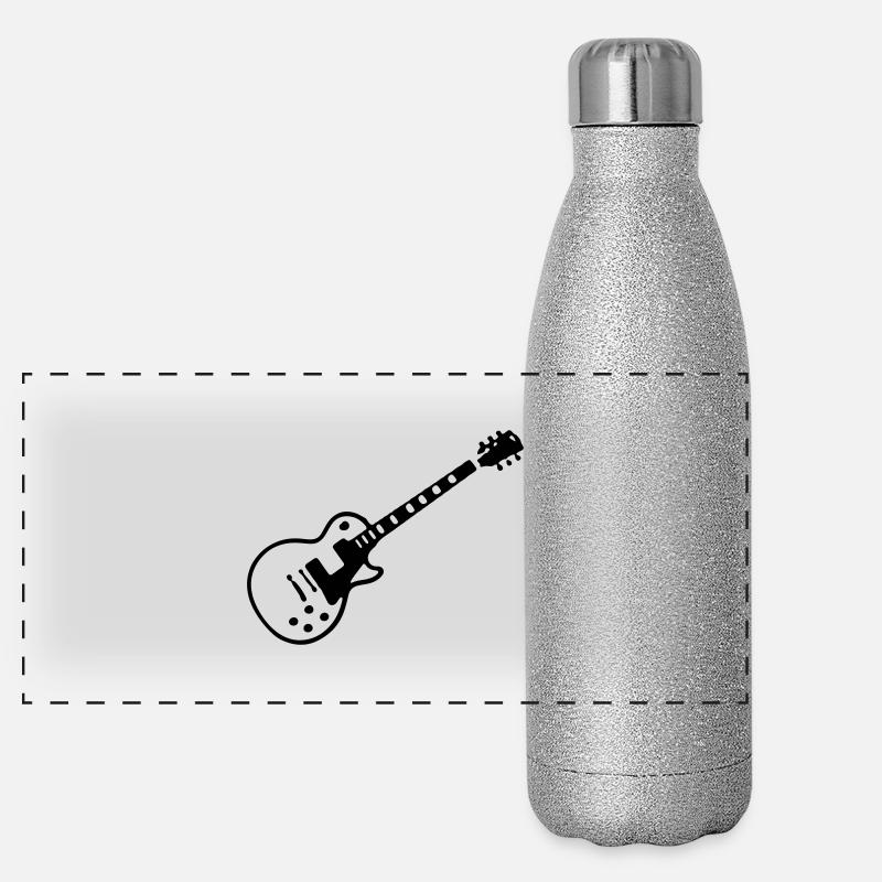 les paul guitar Gourde isotherme panoramique pailletée 500 ml