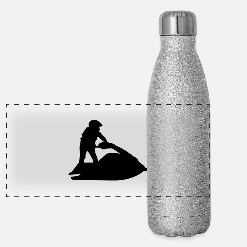 jet_ski Panoramic Glitter Thermal Bottle 500 ml