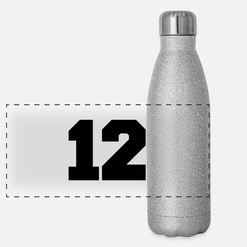 12 Gourde isotherme panoramique pailletée 500 ml