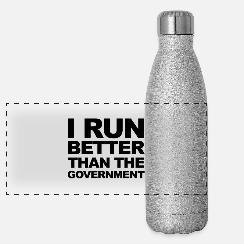Run Panorama Glitzer Isolierflasche 500 ml