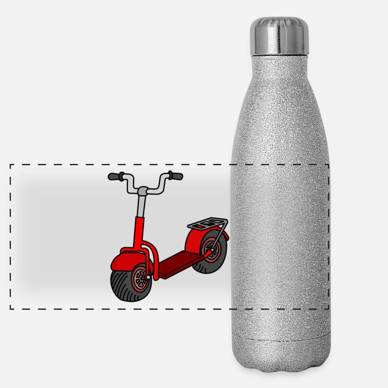 Kick Roller Panorama Glitzer Isolierflasche 500 ml