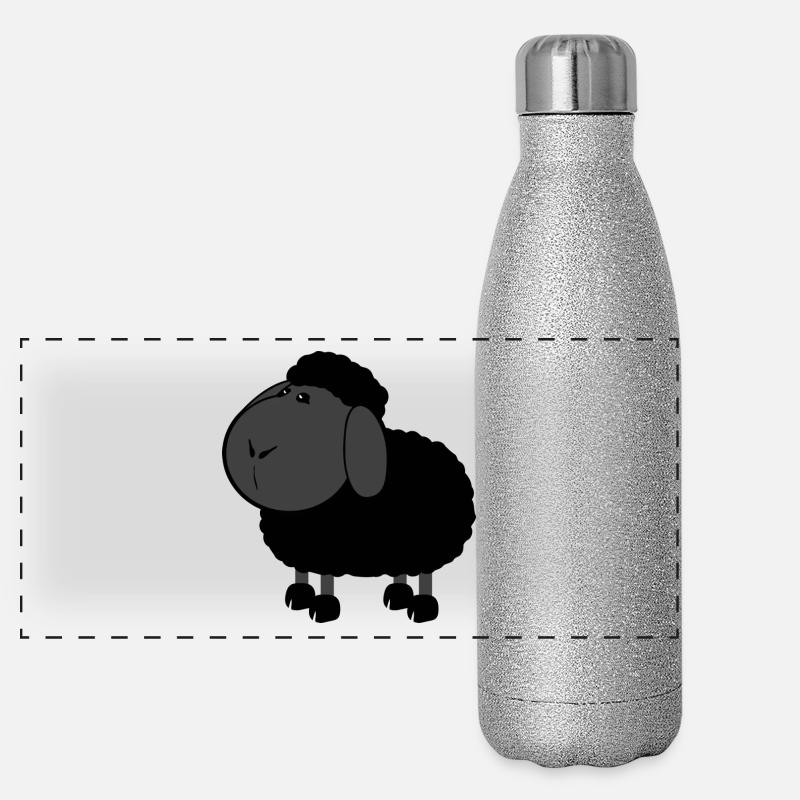 black sheep Panoramic Glitter Thermal Bottle 500 ml