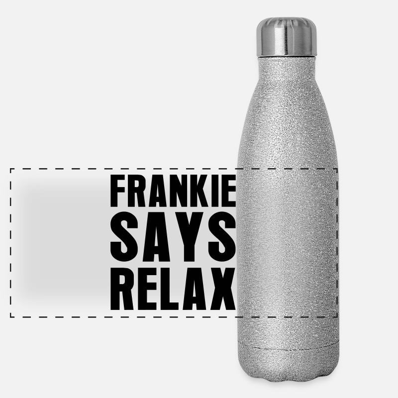 Frankie dit se détendre Gourde isotherme panoramique pailletée 500 ml