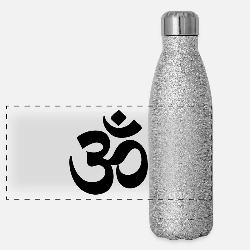 OM Panorama Glitzer Isolierflasche 500 ml