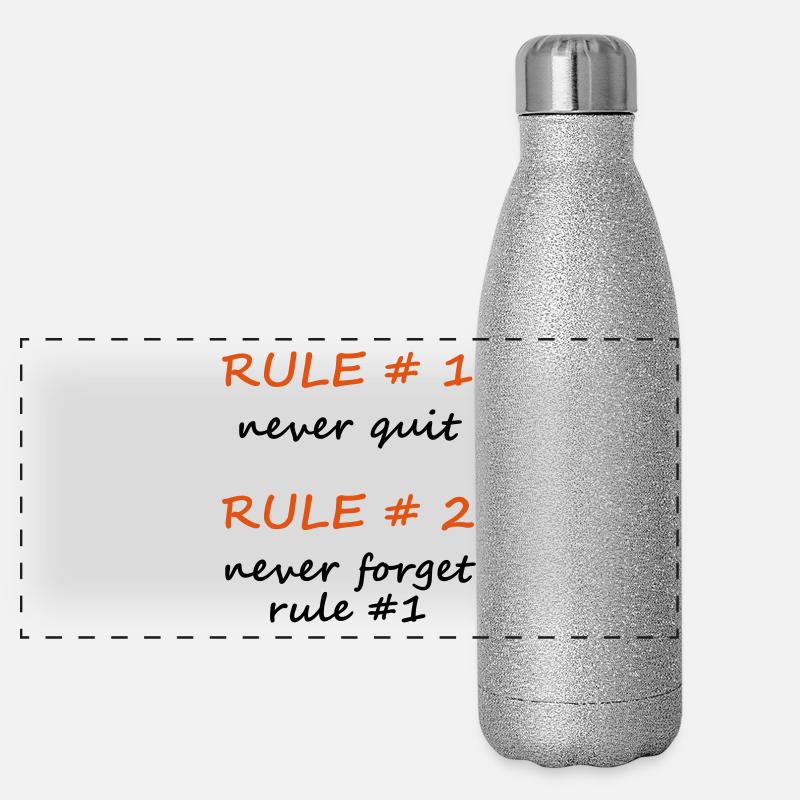 Motivation Gourde isotherme panoramique pailletée 500 ml