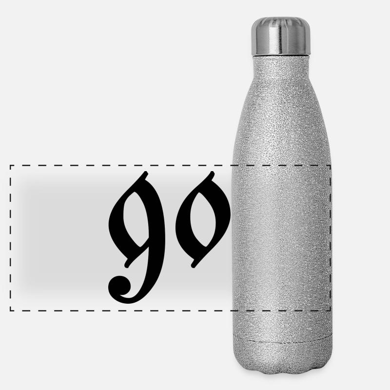 90 Panorama Glitzer Isolierflasche 500 ml