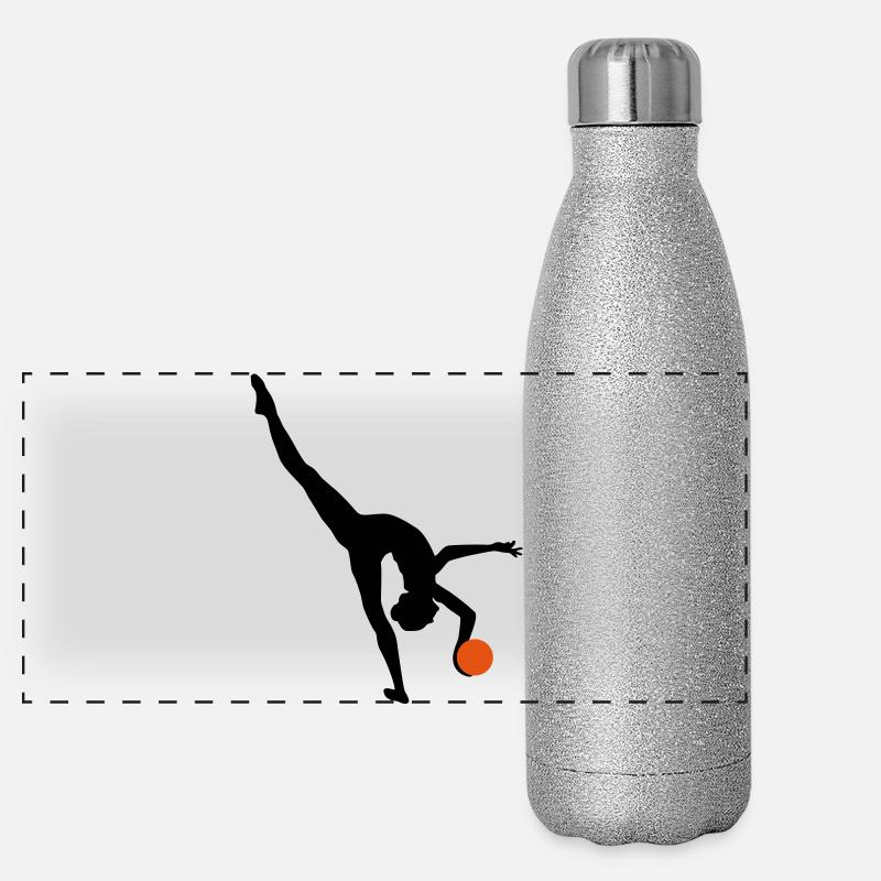 Gymnastik Panorama Glitzer Isolierflasche 500 ml