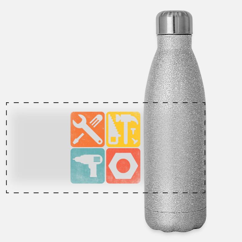 Outils Gourde isotherme panoramique pailletée 500 ml