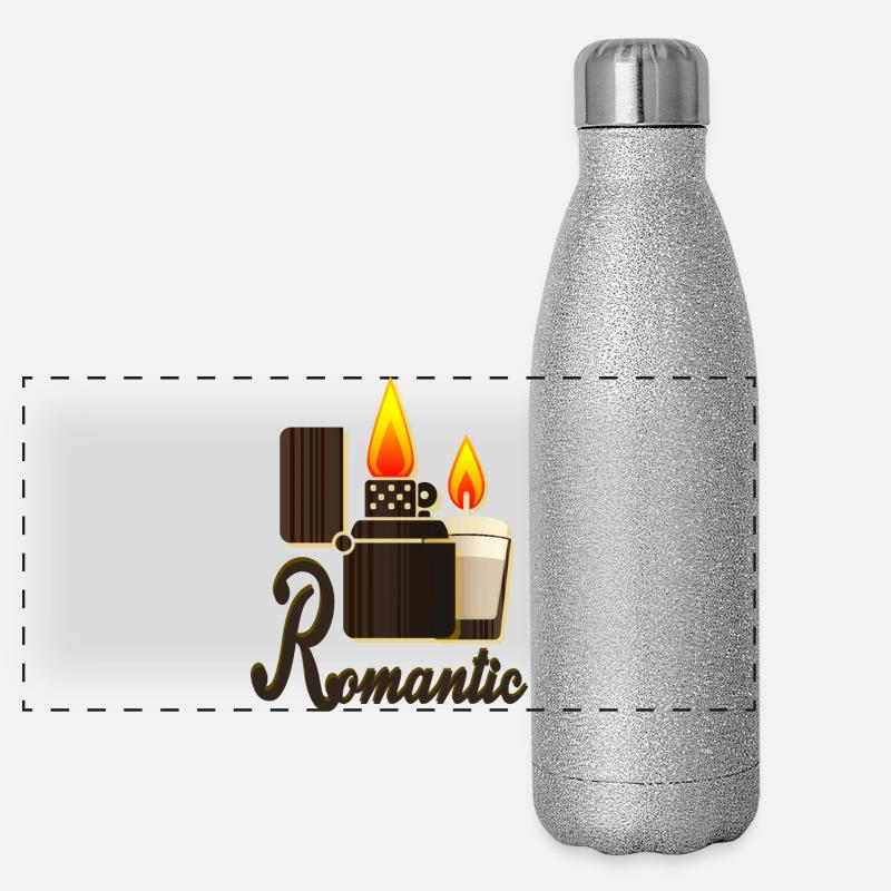 Candlelight Romance Panoramic Glitter Thermal Bottle 500 ml