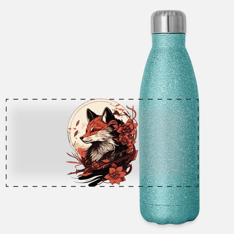 Fuchs Japon Gourde isotherme panoramique pailletée 500 ml