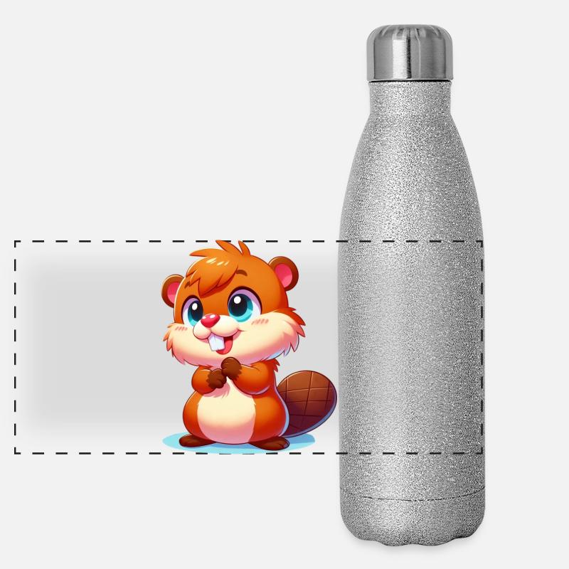 Castor Gourde isotherme panoramique pailletée 500 ml
