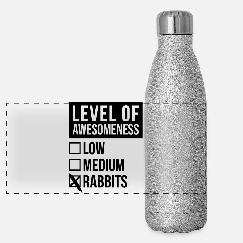 Rabbit Panoramic Glitter Thermal Bottle 500 ml