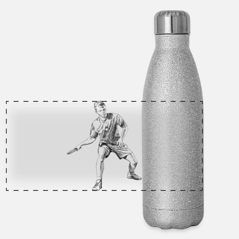 Ping-pong Gourde isotherme panoramique pailletée 500 ml