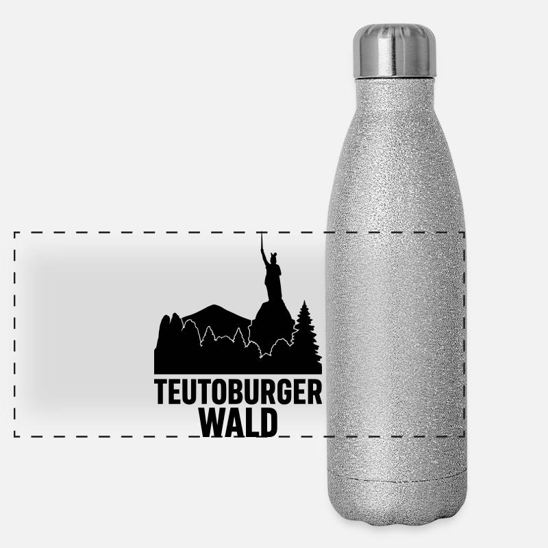 Forêt de Teutoburg Gourde isotherme panoramique pailletée 500 ml