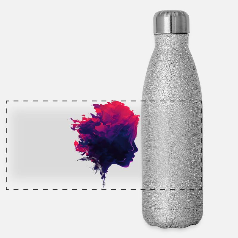 Panorama Glitzer Isolierflasche 500 ml