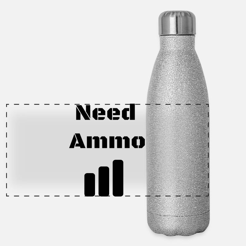 Need Ammo Load Panorama Glitzer Isolierflasche 500 ml