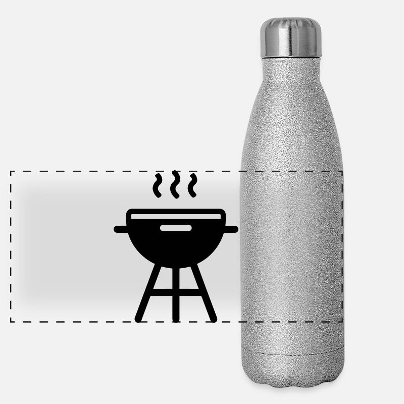 barbecue Gourde isotherme panoramique pailletée 500 ml